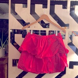 Pink Zara puffy mini skirt